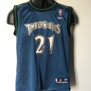 Kevin Garnett Timberwolves Iron On Jersey